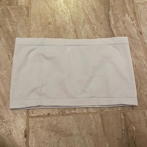 Basic White Bandeau Top